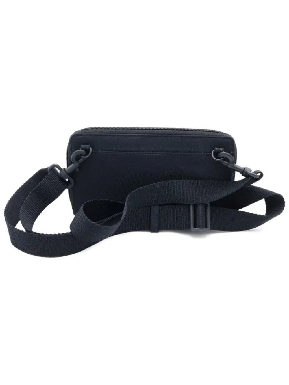 Balenciaga Logo Shoulder Wallet Embroidery Black